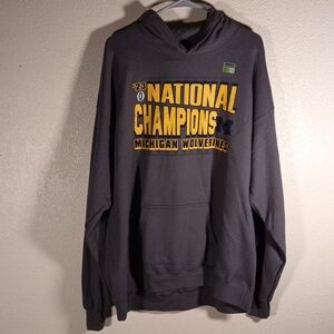 NWT Men's Size XL Michigan Wolverines 2023 National Champions Hoodie